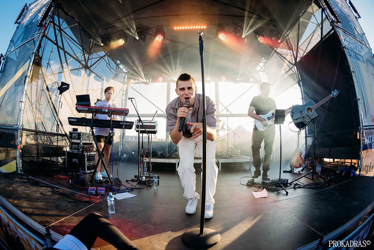 Donato Montvydo koncerto akimirka