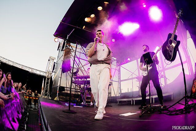 Donato Montvydo koncerto akimirka