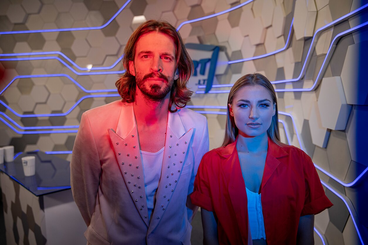 Justinas Jarutis ir Jessica Shy