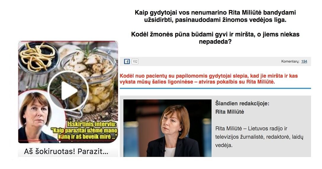 Klastotės.