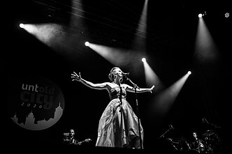 Ievos Narkutės koncerto akimirka