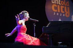 Ievos Narkutės koncerto akimirka