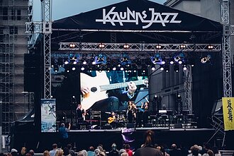 Festivalio „Kaunas Jazz“ akimirka