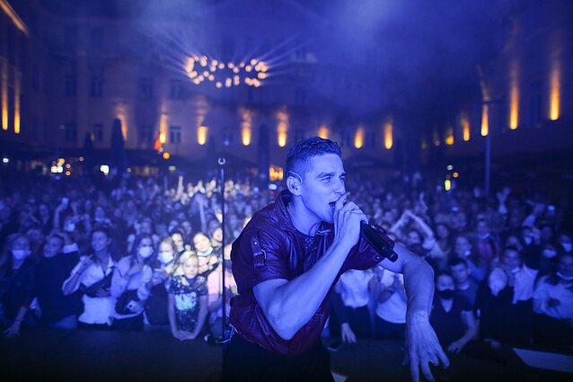 Donato Montvydo koncerto akimirka