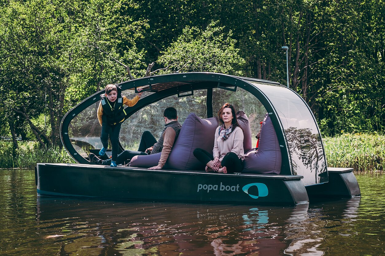 Elektrinis katamaranas „Popa Boat“