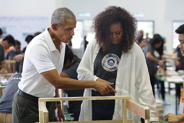 Barackas Obama ir Michelle Obama Barackas Obama ir Michelle Obama