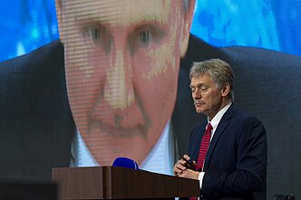 Dmitrijus Peskovas ir Vladimiras Putinas