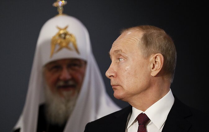 Patriarchas Kirilas ir Vladimiras Putinas