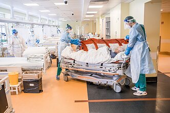 Medikai reanimacijos skyriuje (asociatyvi nuotr.)