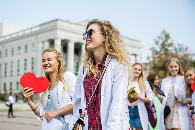 Medicinos studentai (asociatyvi nuotr.)