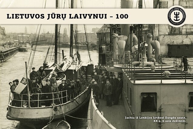  Istoriniai Lietuvos jūrų laivyno kadrai