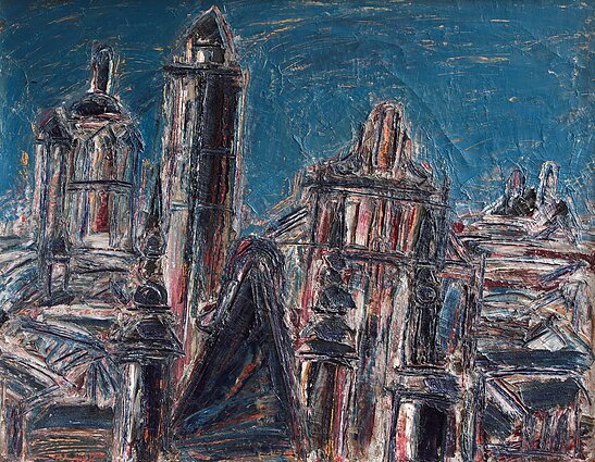 Aloyzas Stasiulevičius, „Šv. Jonų bažnyčia“, (1989, drobė, aliejus)