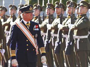 Švedijos karalius Karolis XVI Gustavas 