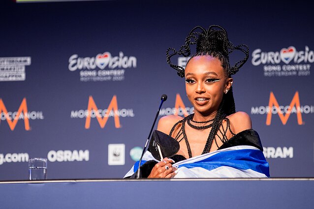 Pirmojo „Eurovizijos“ pusfinalio dalyvių spaudos konferencija