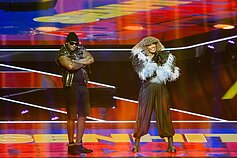 Flo Rida ir Senhit „Eurovizijos“ repeticijoje