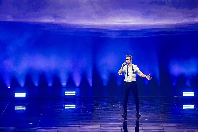 Eurovizija 2021. Antrasis pusfinalis. Estija. Uku Suviste – „The Lucky One“