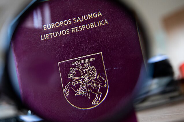 Lietuvos Respublikos pasas Lietuvos Respublikos pasas