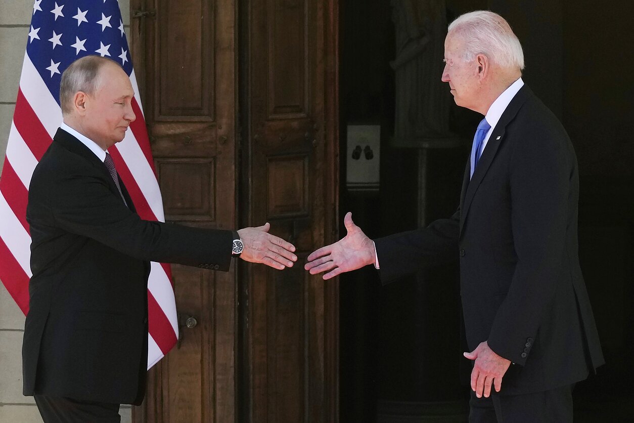 Vladimiras Putinas ir Joe Bidenas