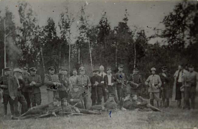 Ukmergės 1941 m. Birželio sukilėlių būrio nuotrauka 