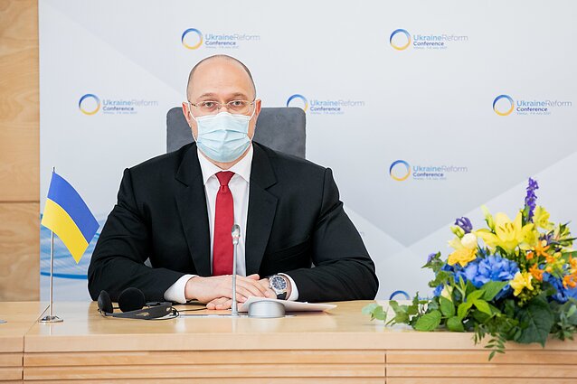 Ukrainos premjeras Denysas Šmyhalis