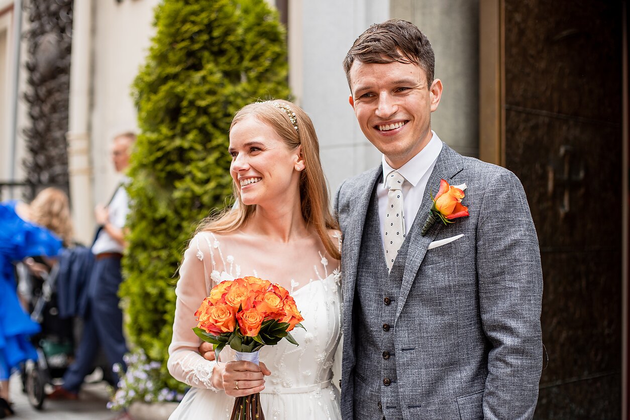 Linas Kojala su žmona Ieva