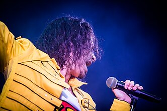 Jeronimo Miliaus koncerto „Queen Show“ akimirka