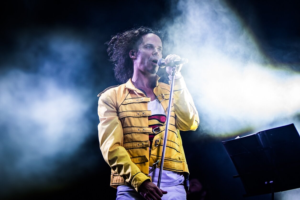 Jeronimo Miliaus koncerto „Queen Show“ akimirka