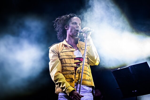 Jeronimo Miliaus koncerto „Queen Show“ akimirka