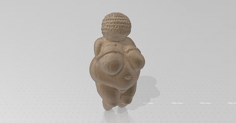 Marijos Gimbutienės iškeltą Deivės Motinos hipotezę parodoje iliustruoja Vilendorfo Veneros skulptūrėlės 3D modelis Marijos Gimbutienės iškeltą Deivės Motinos hipotezę parodoje iliustruoja Vilendorfo Veneros skulptūrėlės 3D modelis
