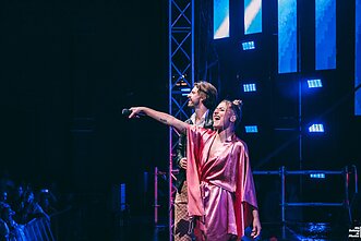 Justinas Jarutis ir Jessica Shy