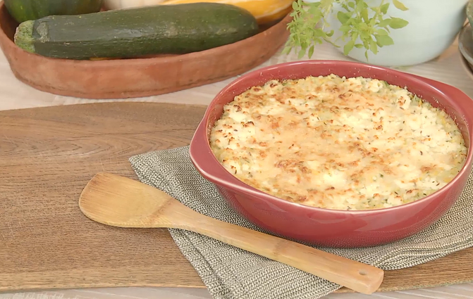 Tęsiame rudens derliui skirtus receptus: cukinijų gratinas pagal Julia Child