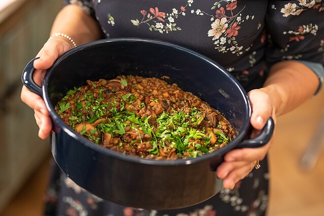 „Beatos virtuvėje“ – vegetariškas Bolonijos padažas