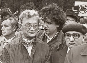 Algimantas Čekuolis (kairėje).