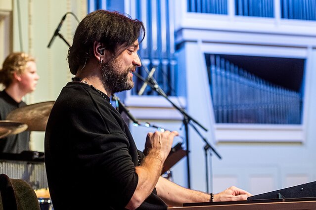 Leono Somovo kūrinio „Perpetuum“ premjeros akimirka