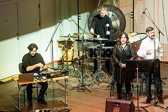 Leono Somovo kūrinio „Perpetuum“ premjeros akimirka