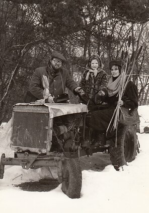 Stakėnai šeimų šventėje „Vairo“ gamykloje 1988 m.