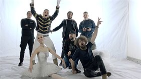 Kadras iš Giedriaus Leškevičiaus klipo filmavimo
