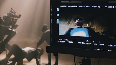 Donato Montvydo klipo filmavimo akimirka