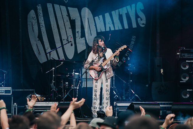 Festivalio „Bliuzo naktys“ akimirka - grupė „Flash Voyage“ 