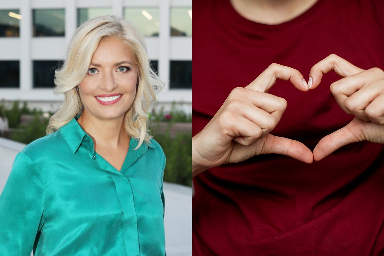 Jurgita Plisienė, širdies ligos. Asociatyvus koliažas