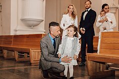 Lino ir Irmos Adomaičių sūnaus Jokūbo krikštynų akimirkos