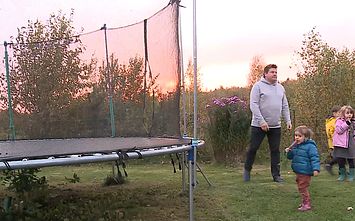Evaldas Matuliauskas su vaikais Evaldas Matuliauskas su vaikais