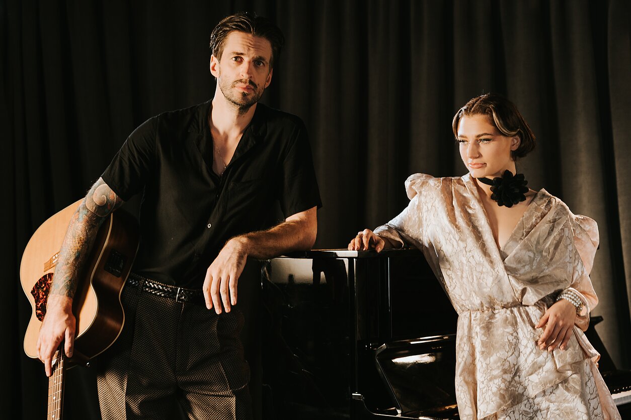 Justinas Jarutis ir Jessica Shy