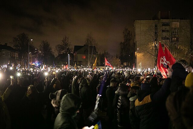 Vienybės ir solidarumo su Ukraina akcija „Laisvė šviečia“