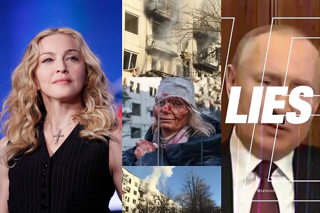 Madonna palaiko Ukrainą Madonna palaiko Ukrainą