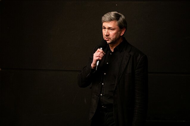 Audronio Liugos dokumentinės esė „Eimuntas Nekrošius. Pradžia“ premjera Jaunimo teatre. Audronis Liuga Audronio Liugos dokumentinės esė „Eimuntas Nekrošius. Pradžia“ premjera Jaunimo teatre. Audronis Liuga