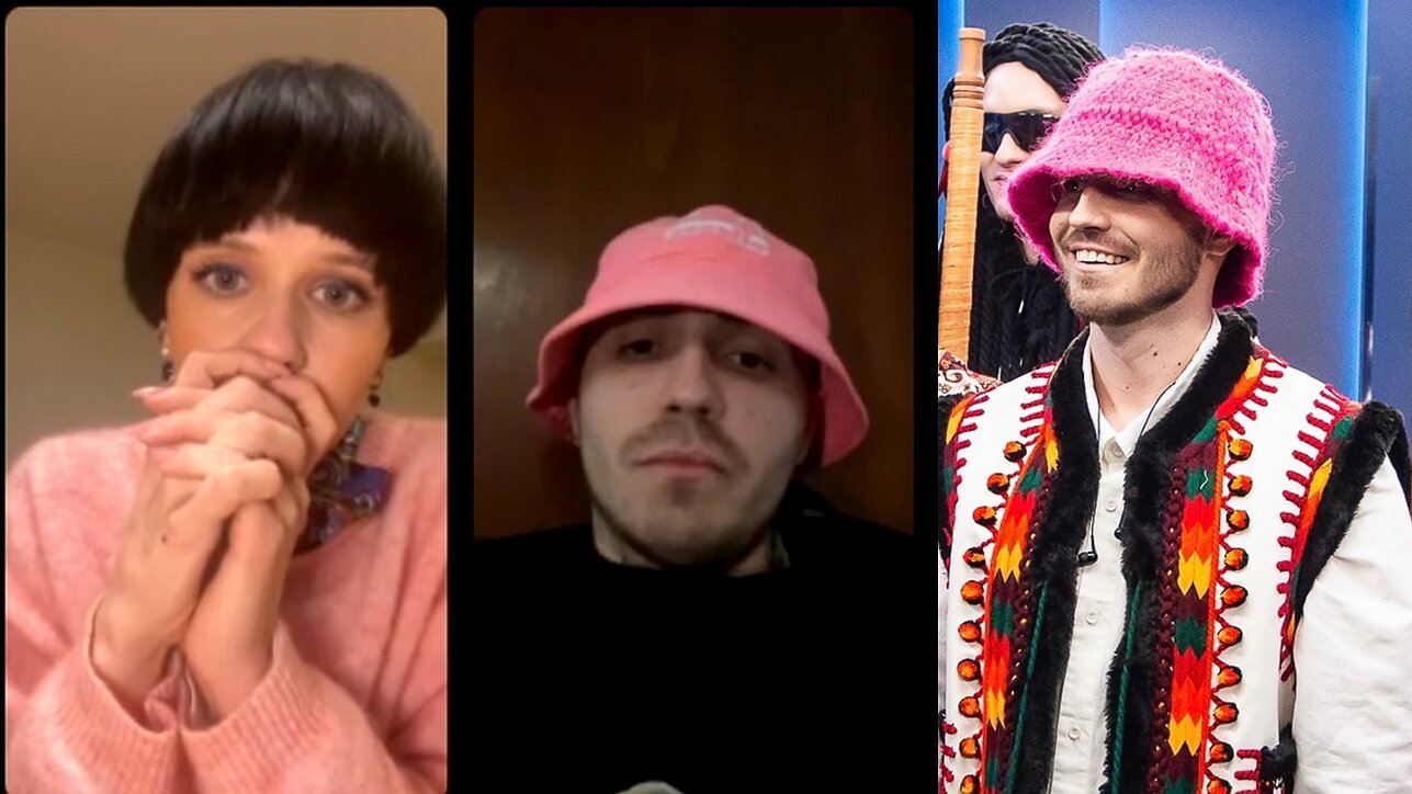 Monika Liu internetu pabendravo su „Kalush Orchestra“ lyderiu O. Psiuku