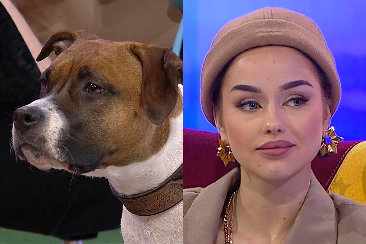 Iglė Bernotaitytė ir jos augintinė Bela