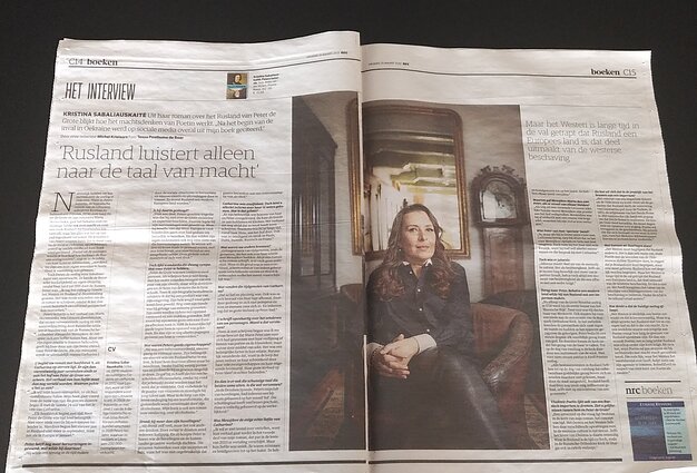 Kristinos Sabaliauskaitės interviu leidiniui NRC Kristinos Sabaliauskaitės interviu leidiniui NRC