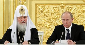 Maskvos patriarchas Kirilas, Vladimiras Putinas